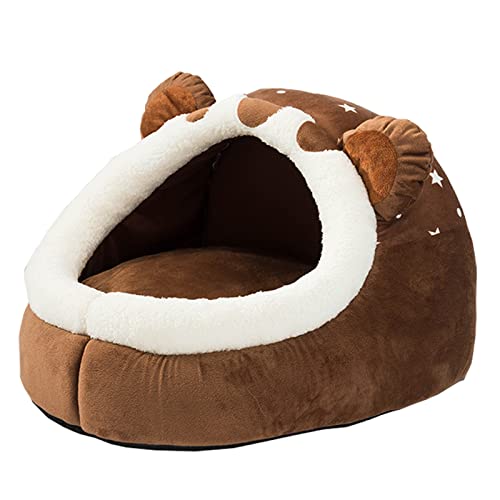 Tief warm im Winter Bett kleine Matte Korb kleine Hunde Haus Produkte Haustier Zelt Gemütliche Höhle Nest Indoor Warm Haustier Zelt für Katzen Winddicht Haustierzelt für Katzen Indoor Pet Zelt für