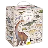 Puzzlove Dinosaurs 200 Teile Lernpuzzle für Kinder 7+, Bodenpuzzle Dinosaurier