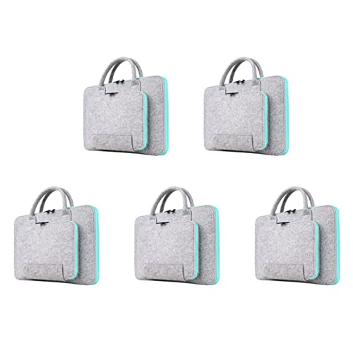 Kiudduy 5X Neu Fühlte Mich Universal Laptop Tasche Notebook Case Aktentasche Handlebag Pouch für Pro Retina Männer Frauen 11