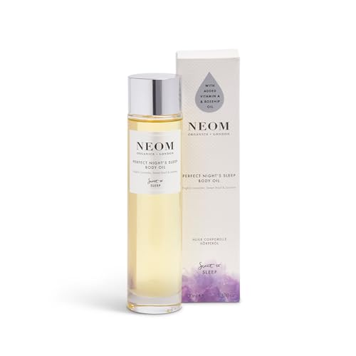 Neom Organics London - Perfect Night's Sleep Körperöl (100ml) | Pflegend, feuchtigkeitsspendend mit 19 reinen ätherischen Ölen, ideales Luxusgeschenk