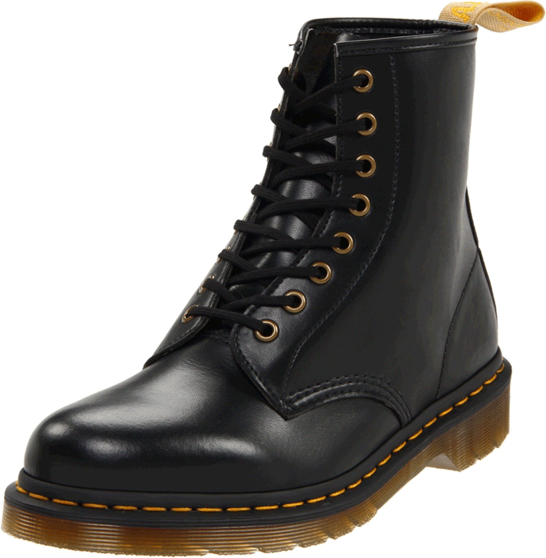 Dr Martens VEGAN 1460, Unisex-Erwachsene Stiefel, Schwarz (Schwarz), 48