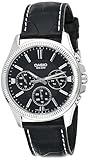 CASIO Herren Analog Quarz Uhr mit Leder Armband MTP-1375L-1