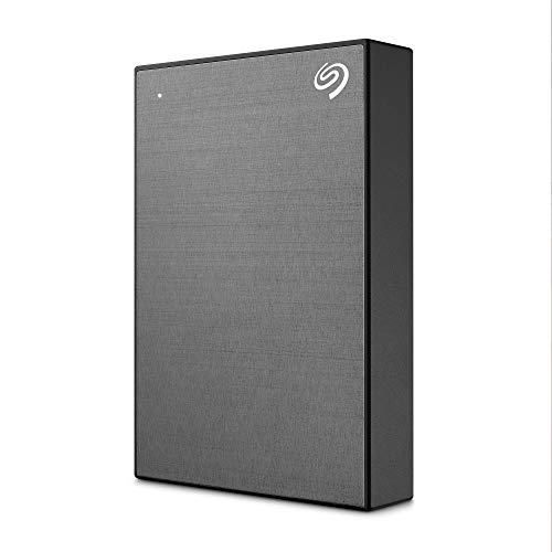 Seagate One Touch 4TB tragbare externe Festplatte, PC, Notebook & Mac, USB 3.0, Space Gray, inkl. 2 Jahre Rescue Service, Modellnr.: STKZ4000404