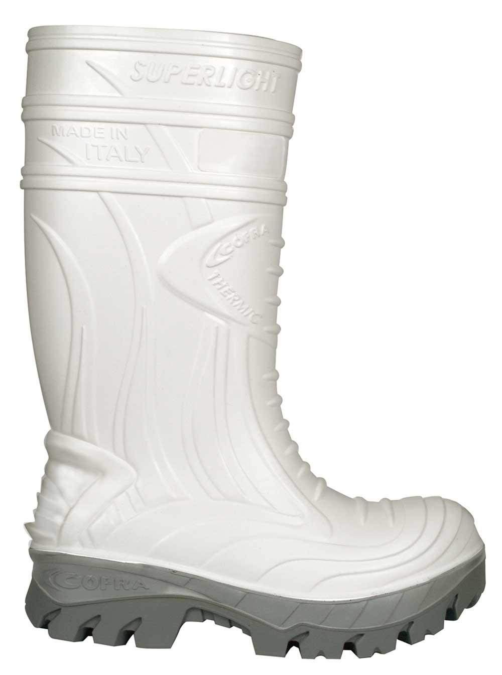 Cofra 00040-013.W45 THERMIC WHITE S5 MET Sicherheitsstiefel, Weiß/Grau, Größe 45