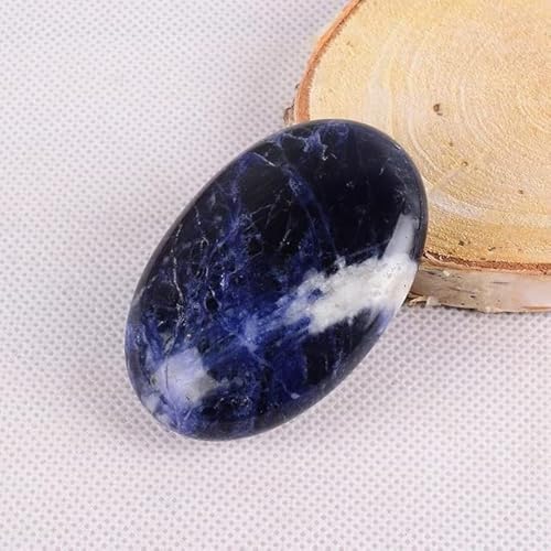 Natürlicher Kristall rau 6 * 4 * 2 CM Jade Massage Stein Natürlicher Palmenstein Hot BADEKURORT Kristallquarz Schönheitsedelstein Trommelstein (Color : Sodalite)