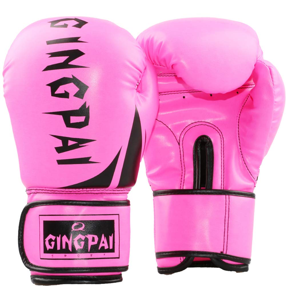 Box Handschuh Boxhandschuhe Kinder Boxhandschuhe für Kickboxen Boxtrainingshandschuhe Boxsackhandschuhe Schlaghandschuhe pink,8oz