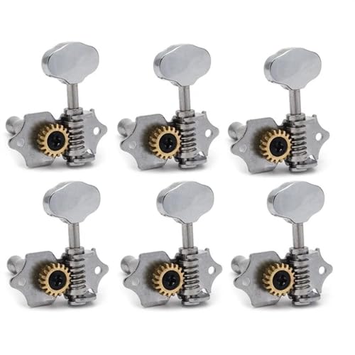 Strings Tuning Pegs Mechaniken Für Gitarre 5 Sets Vintage Open Gear String Mechaniken Tuning Nail Key Machine Head Ersatzteile (Color : 30L)