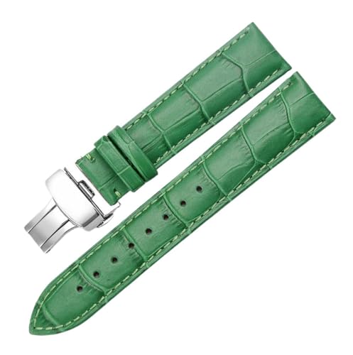 SpaRcz Armband aus echtem Leder mit Schmetterlingsschnalle, Kette, Armbandzubehör, 12-24mm, Farbe 11, 19mm