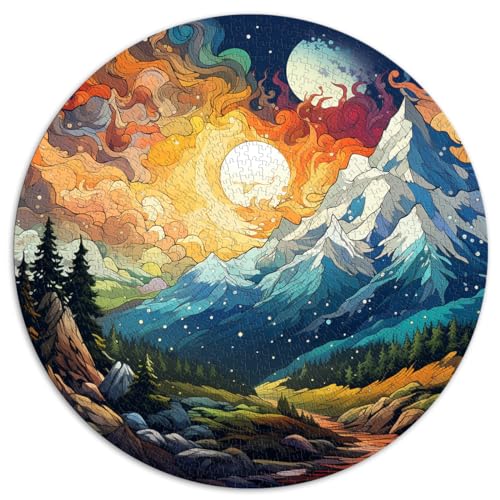 Puzzles Geschenk Uralgebirge Kunst Puzzles Für Erwachsene 1000 Teile 26,5x26,5 Zoll Lustige Familienpuzzles für Familienspiel für und