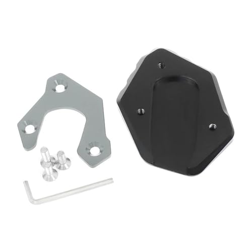 AXCAR Für Y&amaha Für FJR1300 Für FJR 1300 Motorrad Kickstand Extension Pad Fuß Seitenständer Vergrößern Stützplatte Ständer Stützpolster