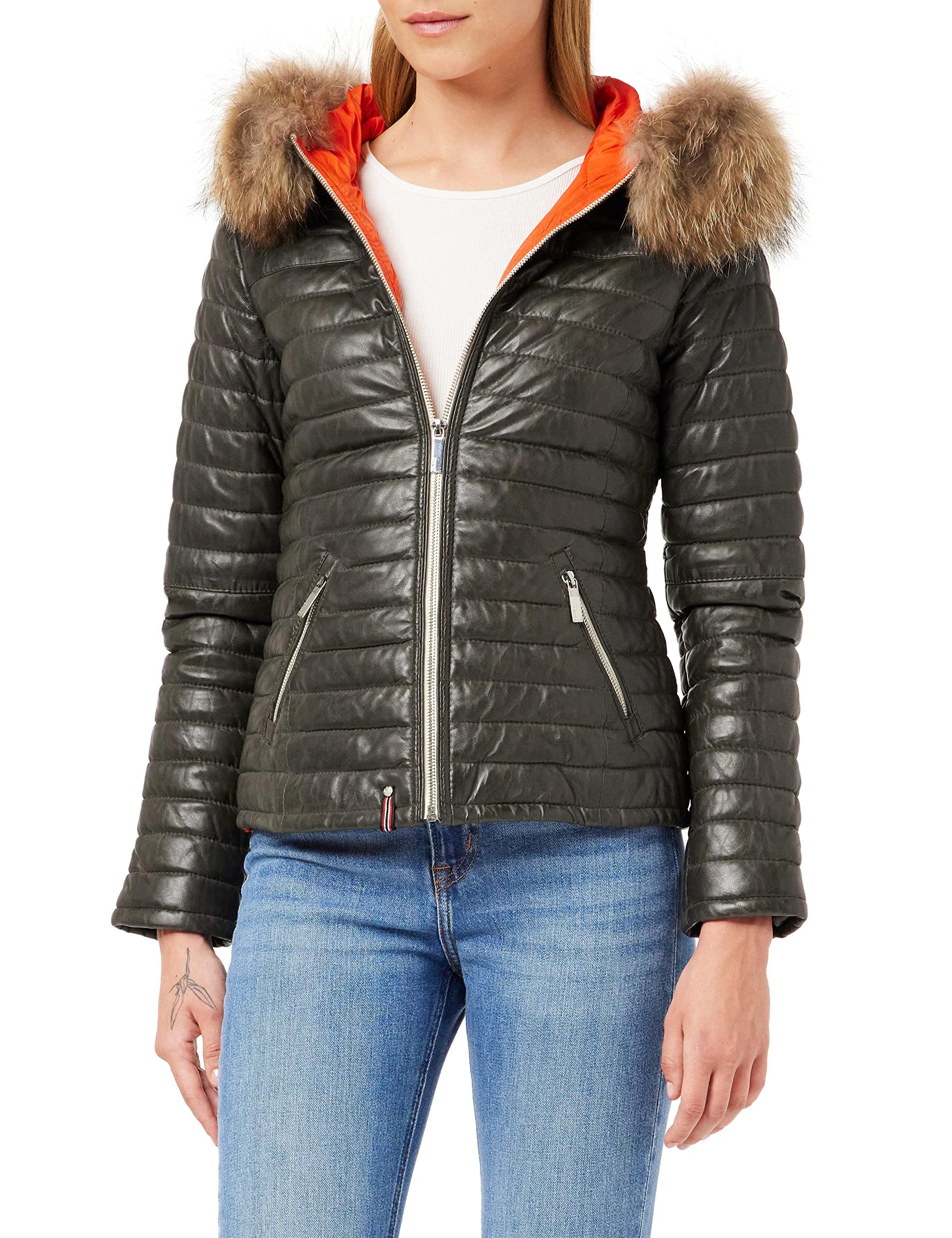 Oakwood Damen Happy 1 Jacke, Grün (Kaki Fonce 0626), Medium