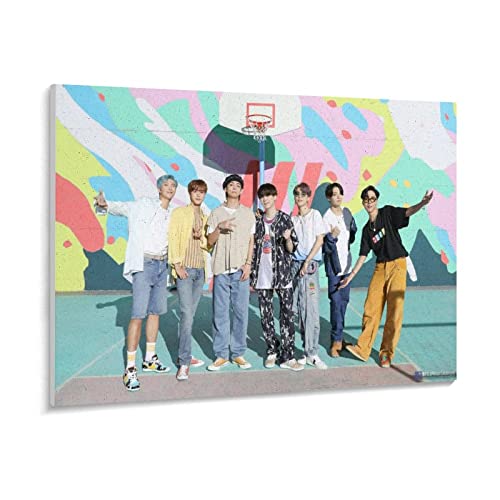 Puzzle 1000 Teile BTS BTS Mode süßes Boy Group Fan Geschenk Puzzle 1000 Teile Tiere von Spielzeugrätseln Lustiges Great Holiday Leisure ， Interaktive Familienspiele（50x70cm）