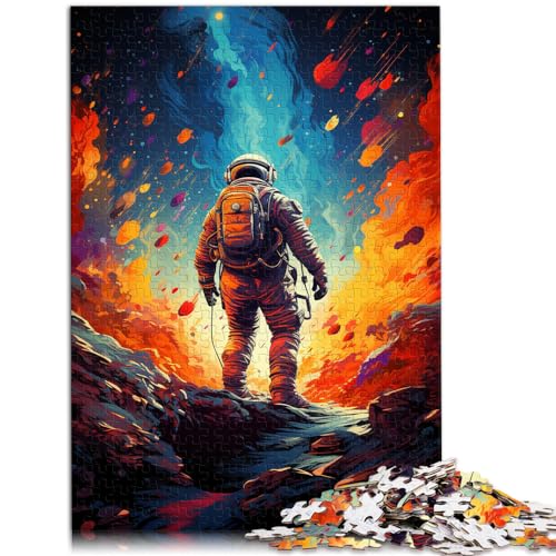 Puzzle für Astronauten im Farbraum. Das 1000-teilige Holzpuzzle für Erwachsene ganze Familie und die 1000 Teile (50 x 75 cm)