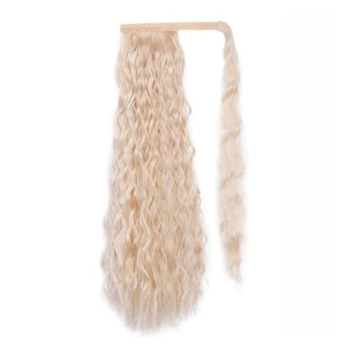 Pferdeschwanz Haarteil Kinky Straight Wrap Around Pferdeschwanz-Haarteil Afro Yaki Straight Pony Tails Extensions for schwarze Frauen Clip-in-synthetische Pferdeschwanzverlängerung Pferdeschwanz Haarv