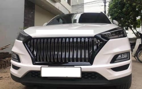 RIAAJ Kühlergrill Frontstoßstange Nierengitter für Hyundai Tucson 2016 2017 2018, Auto Frontgrill Dauerhaft Front Grill Renngrill