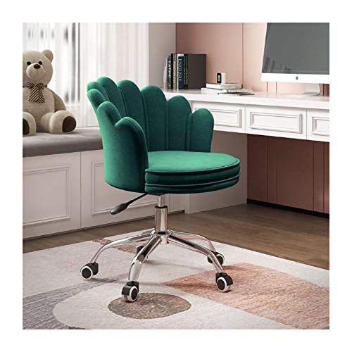 Drehbarer Schreibtischstuhl, Home-Office-Stuhl, bequeme dicke Polsterung, flexibler, ergonomischer Drehstuhl für Führungskräfte, Designer, Gaming oder das Büro, Home-Office-Stuhl (grün) Beauty Comes