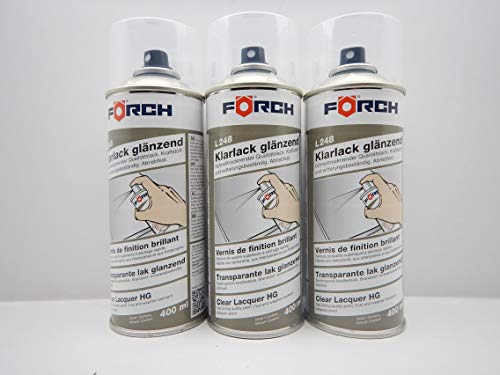 Förch 1K L248 KLARLACK Lack Spray SPRAYDOSE Lack VERSIEGELUNG (6)