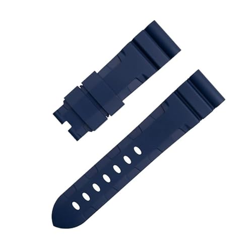 IOTUP Uhrenarmband für die PAM1392/0682-Serie, 22 mm, 24 mm, Fluorkautschuk, weiches FKM-Gummi-Uhrenarmband, 42/44 mm Zifferblatt für Panerai-Gurtzubehör, 24 mm, Achat