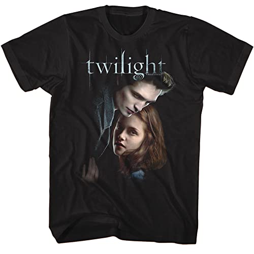 Twilight T-Shirt Ed and Bella Erwachsene Kurzarm T-Shirts Twilight Filme Grafik T-Shirts, schwarz, Mittel