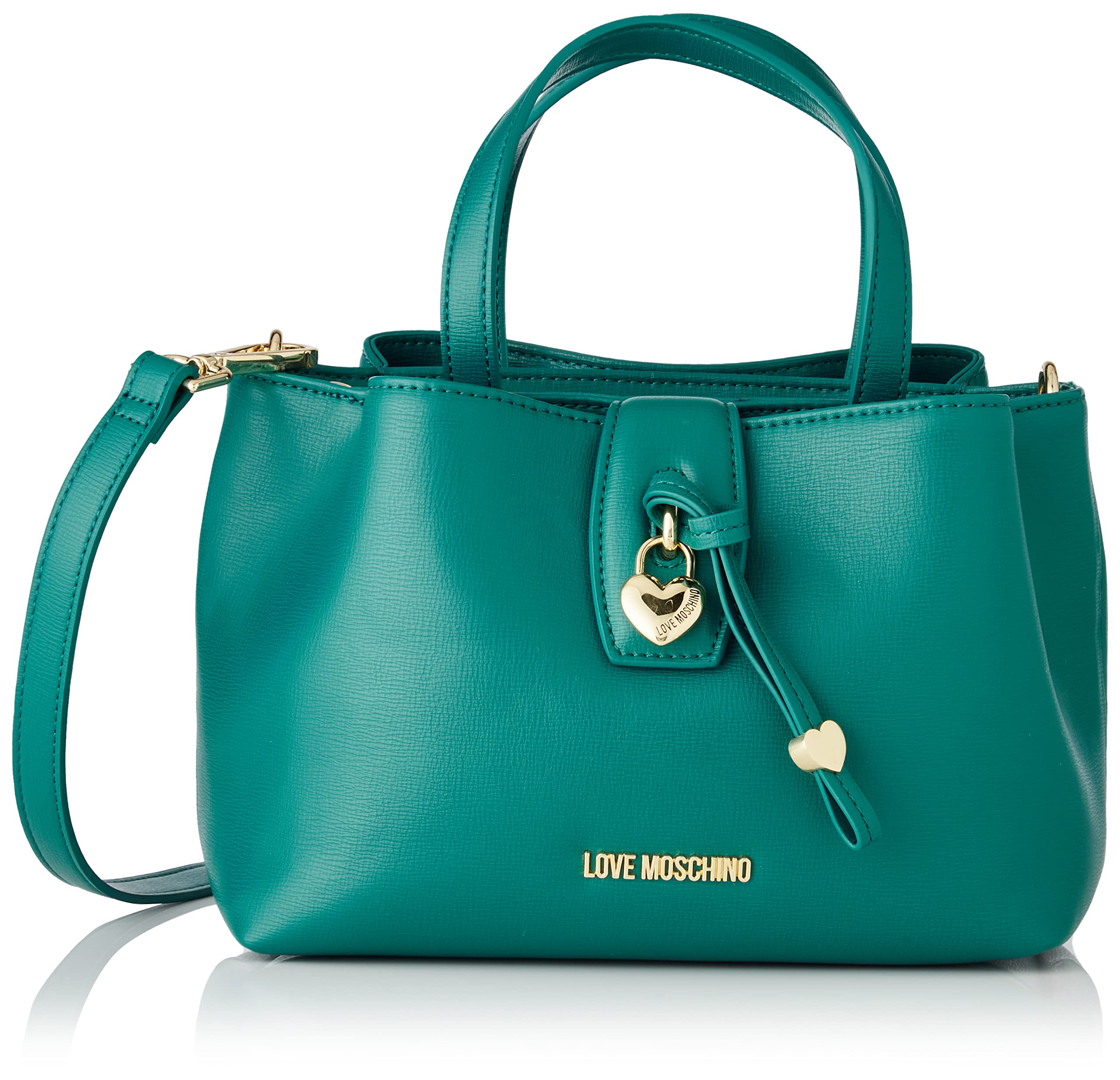 Love Moschino Damen Jc4329pp0fkb0850 Handtasche, grün, Einheitsgröße