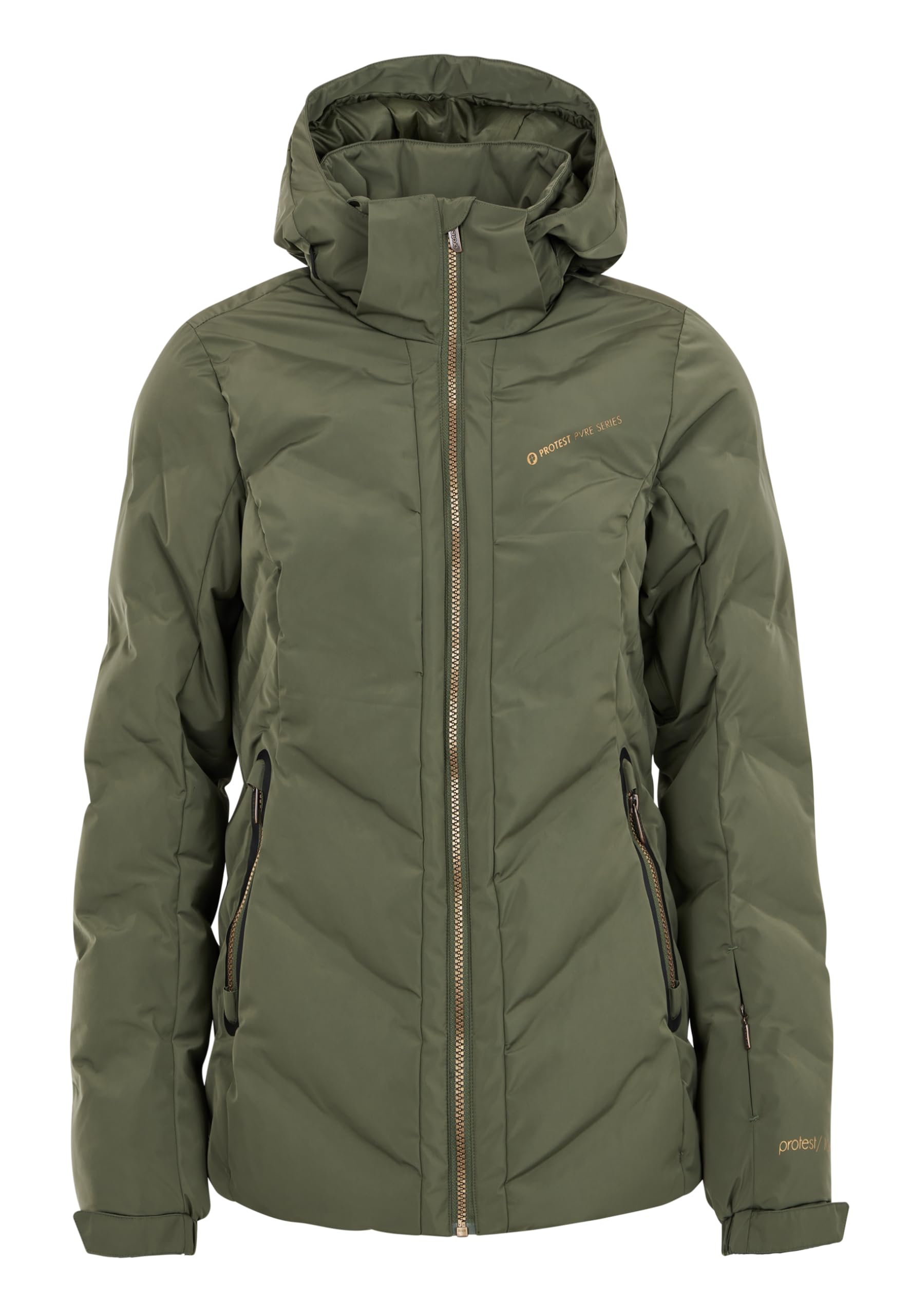 Protest Women, Ladies Ski- Und Snowboardjacken PRTARTSSU Botanic Green L/40