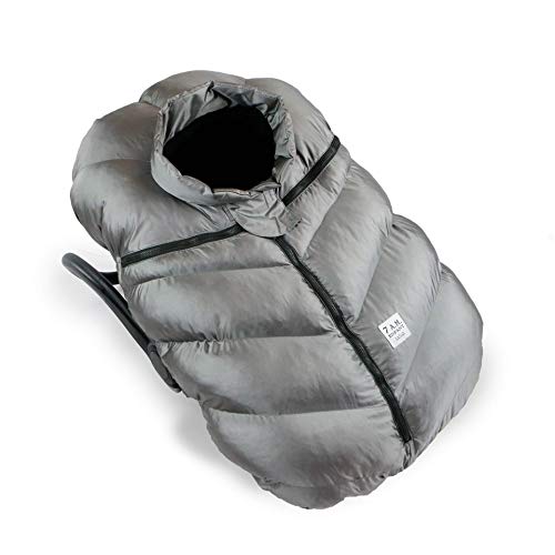 7AM Enfant Kindersitz Überzug Babyschale Babykorb - Cocoon für Babys und Kleinkinder, leichtes, warmes Cover, mit Fleece gefüttert (0-12M)