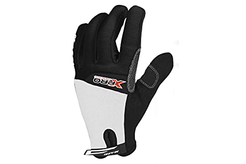 MASSI X-Pro Descend - Fahrradhandschuhe Unisex, Farbe schwarz/rot, Größe M