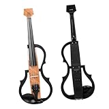 Standard Violine 4/4 Violine Stille Elektroakustische Violine Kopfhörer Anschluss Geige Zubehör