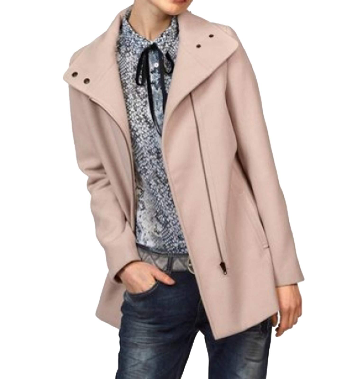 LTB Jeans Damen ONALOS Coat Mantel, Rosa (Mauve Shadows 1749), 40 (Herstellergröße: L)