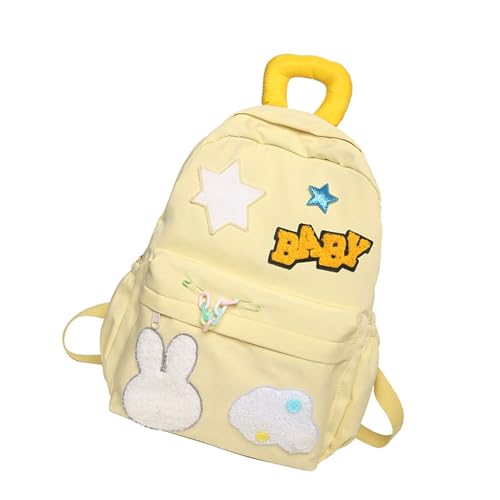 Funktioneller Teenager Schul Tagesrucksack Große Kapazität Nylon Büchertasche Reise Tagesrucksack Schulrucksack