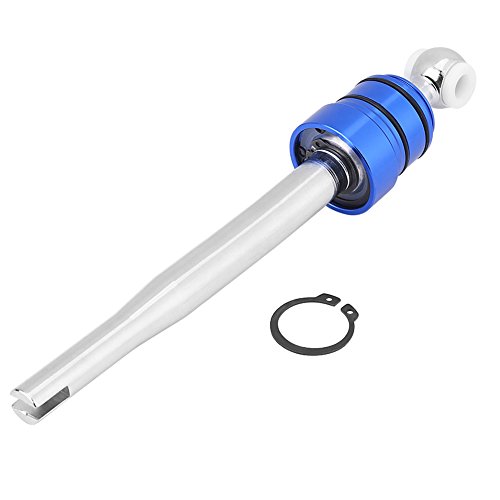 Schaltwegverkürzung Short Shifter, Kurzhubtaster Schalthebel Schaltgetriebe Griff Schalthebel Auto für E30 E36 E39 E46 M3 M5 Serie 3/5 (Silber + Blau)