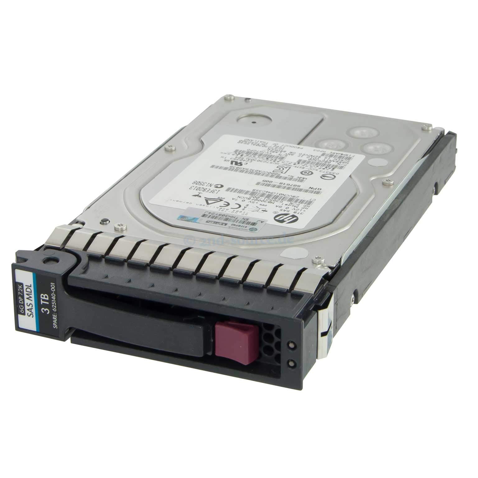 Hpe 625031-B21 - HP Spare 3TB SAS 7.2K 3.5 DP MDL HDD