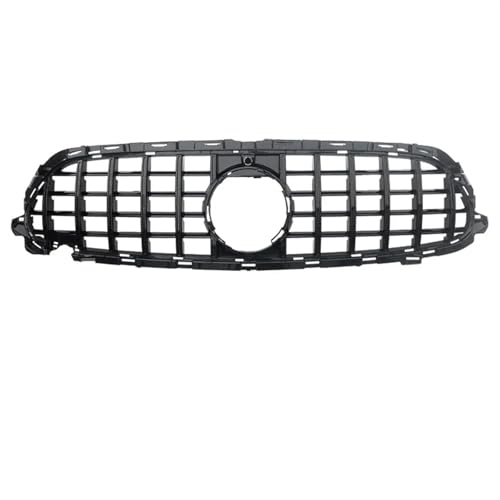 Frontgrills Für Benz E-Klasse W213 2015+ E200 E300 E250 Nierengrill Mit Kameraloch GT Diamond Style Auto Fronthaubengrill Front Bumper Grille(2020 GT Black)