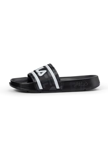 FILA Damen Morro Bay P Slipper wmn Slide Sandal, Black-Dark Shadow, 40 EU