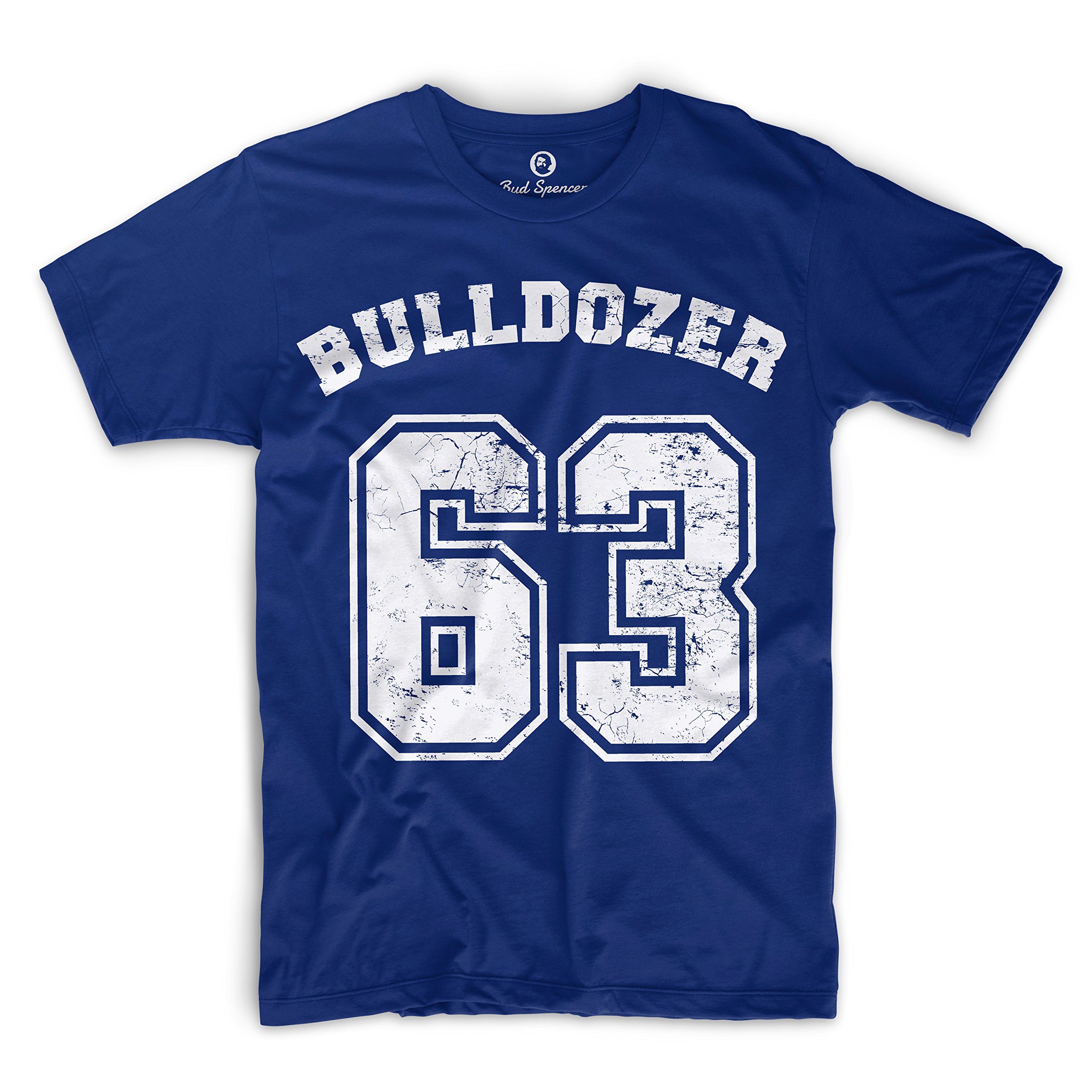 Bud Spencer - Bulldozer 63 - T-Shirt (XL), Royal Blau