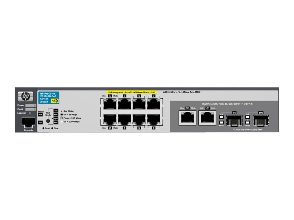 HP 2915-8G-PoE Switch (8-Port)