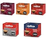 180 Kaffeekapseln Lavazza A modo mio Verkostung 36 x 5 (36 Passionale, 36 Crema e Gusto, 36 lecker, 36 intensive, 36 rote Qualitäten)