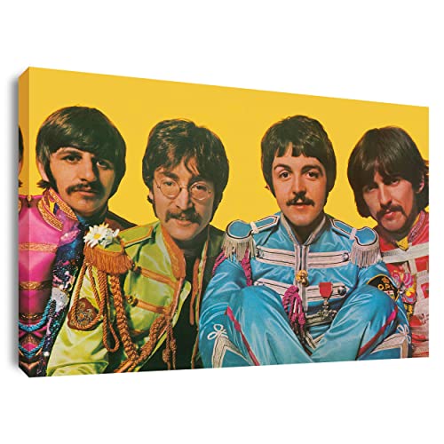 Artis Prints Leinwandbild Beatles Band Fotografie, Klein bis XXL, Inneneinrichtung - Wohnzimmer - Wohnung, Dekoration