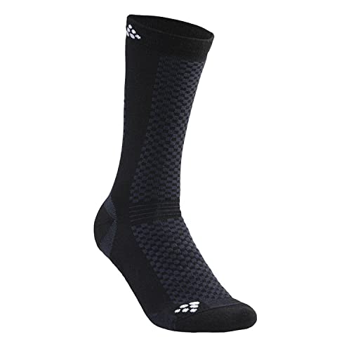 Craft WARM MID 2-Pack Sock, Schwarz, 46/48