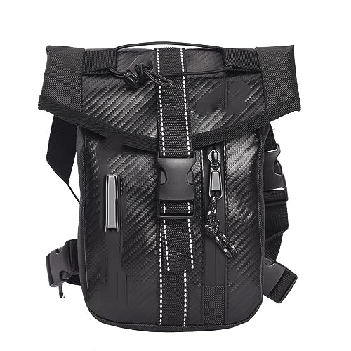 Motorrad Beintasche Männer Oxford Taille Tasche Drop Oberschenkel Bein Tasche Tasche Gürtel Hüfte Bum Geldbörse Motorrad Fahrer Umhängetasche Messenger Schulter Taschen Motorrad Tasche Bein(A)