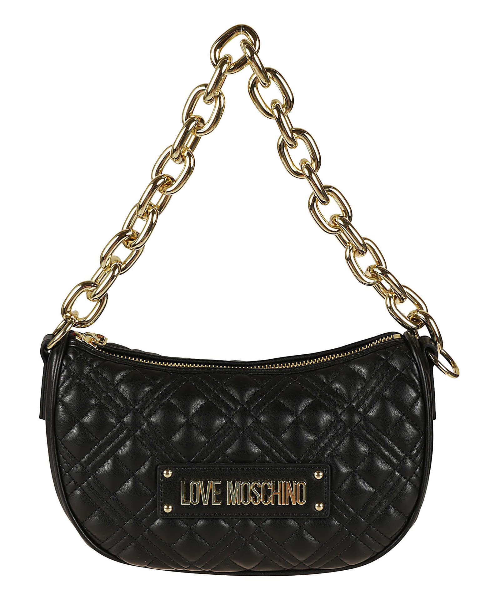 Love Moschino damen Schultertasche black