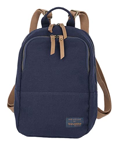 Travelite HEMPLINE small backpack, navy, Unisex-Erwachsene Rucksack, Navy,