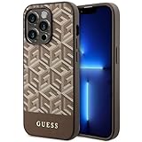 GUESS GUHMP14XHGCFSEW Hülle für iPhone 14 Pro Max 6.7" braun Hard case GCube Stripes