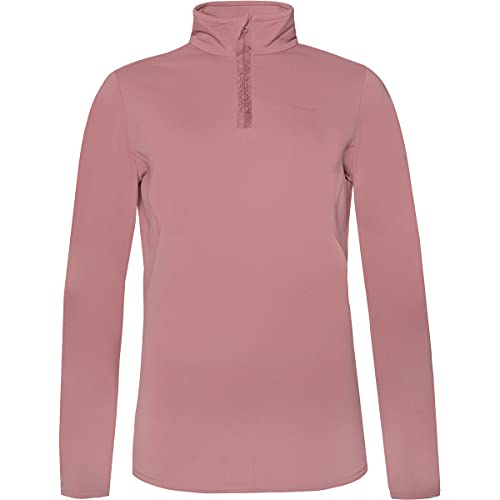 Protest Ladies Oberteil Mit 1/4 Reißverschluss FABRIZ 10K Wasserdicht Und Atmungsaktive Elastischer Stoff Pink Tulip XL/42