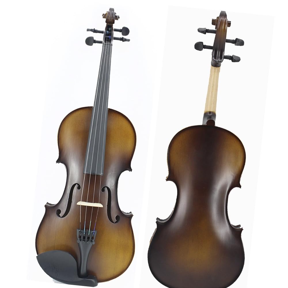 Standard Violine Massivholz Antik Matt Handgefertigte Violine 4/4 Mit Etui Und Bogen(4/4)