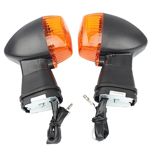 WANGBINGXING Blinker Motorrad Motorrad Vorne Hinten Blinker Anzeige Lichter Brems Blinker Teile Passend for Kawasaki Ninja ZX6 ZX6R ZX6RR ZX7R ZX9R ZX10R ZX12R Motorrad Blinker(Front Turn Signal)