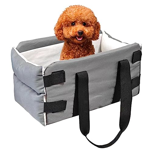 Hund Autositz Für Kleine Hunde Haustier - Hund Booster Sitz - Hund Autositz - Hund Autositz Bett Für Kleine Hunde - Haustier Auto Booster Sitz - Auto Booster Sitz Abnehmbarer Und Waschbarer Hund