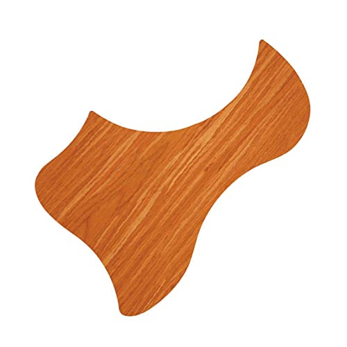 1PC Akustische Gitarre Schlagbrett Anti-scratch PVC Schutz Platte Holzmaserung Selbstklebende Pick Guard Aufkleber Zubehör für Schlagbretter für Akustikgitarren (Color : A)