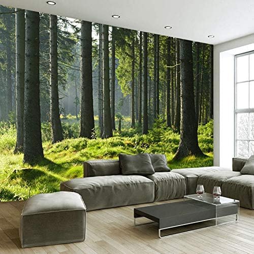 Bewaldete Naturlandschaften 3D Tapeten Wanddekoration Fototapete Sofas Wohnzimmer Wandbild Schlafzimmer-400cm×280cm