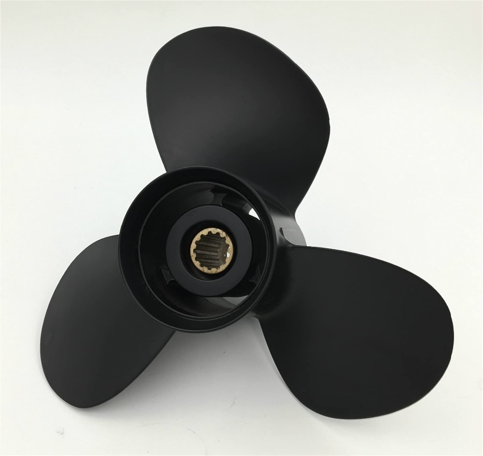 Jodriva 3x11,5x13 35 PS-50 PS, for Evinrude-Propeller. 13-Zahn-Spline-3-Blatt-Aluminiumpropeller, for Evinrude-Boots-Marinepropeller Propeller für Außenbordmotoren